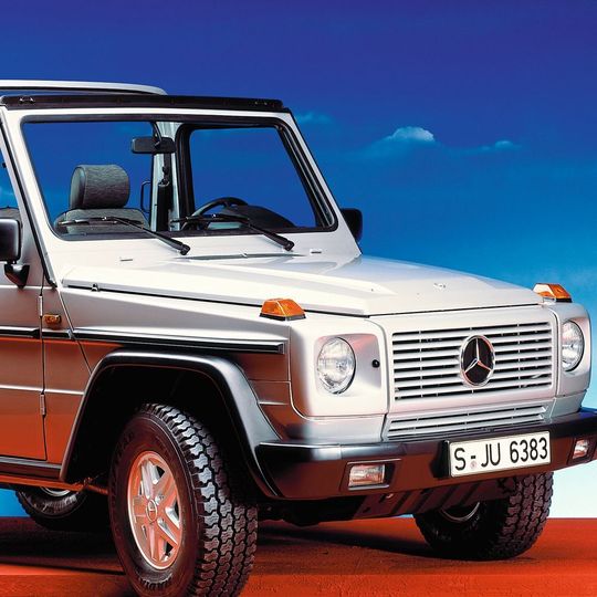 1989er G-Cabriolet der Baureihe 463. 1989er G-Cabriolet der Baureihe 463.