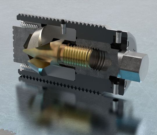 Die flexibel einsetzbare sowie selbsthemmende Kraftspannschraube SC von Jakob Antriebstechnik wurde optimiert und bewährt sich in Pressen, Stanzen, Werkzeugmaschinen und weiteren Produktionssystemen, heißt es. Die flexibel einsetzbare sowie selbsthemmende Kraftspannschraube SC von Jakob Antriebstechnik wurde optimiert und bewährt sich in Pressen, Stanzen, Werkzeugmaschinen und weiteren Produktionssystemen, heißt es.