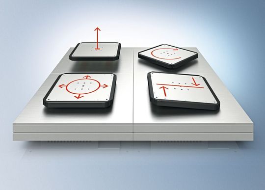 X-Planar eröffnet neue Freiheitsgrade in der Maschinen- und Anlagenkonstruktion, weil das System die individuelle Anordnung der Planarkacheln mit einer mehrdimensionalen Positionierbarkeit der Mover auf sechs Achsen kombiniert.