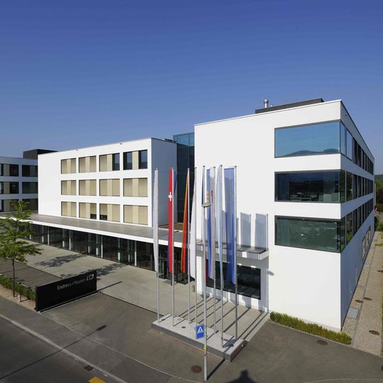 Der Sitz der Endress+Hauser Gruppe im schweizerischen Reinach Der Sitz der Endress+Hauser Gruppe im schweizerischen Reinach