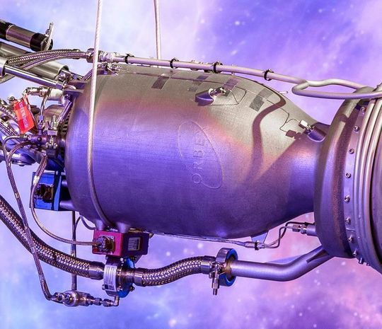 Der Prime-Raketenantrieb konnte auf der Laserschmelzanlage SLM 800 mit einer speziellen Nickellegierung in nur einem Stück gefertigt werden.