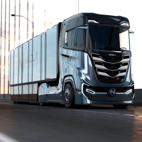 Den Nikola Tre soll es auch in einer Batterievariante geben. Den Nikola Tre soll es auch in einer Batterievariante geben.
