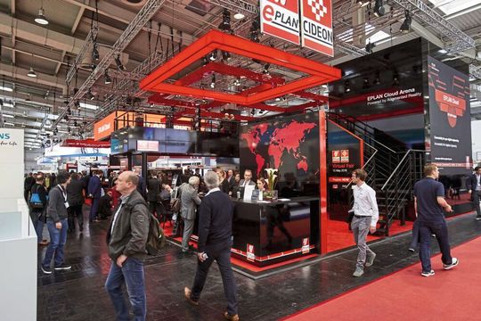 Auch in diesem Jahr zeigen Eplan und Cideon in Hannover ihre Ideen rund um das „Efficient Engineering“ sowie Cloud-Lösungen. Auch in diesem Jahr zeigen Eplan und Cideon in Hannover ihre Ideen rund um das „Efficient Engineering“ sowie Cloud-Lösungen.
