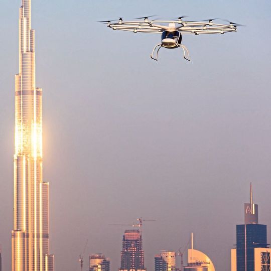Volocopter-Testflug in Dubai Volocopter-Testflug in Dubai