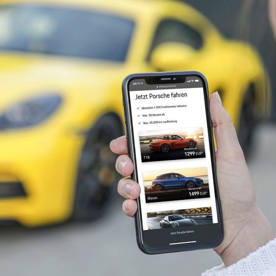 Gebrauchte Porsche-Modelle gibt es nun auch im Abo. Gebrauchte Porsche-Modelle gibt es nun auch im Abo.