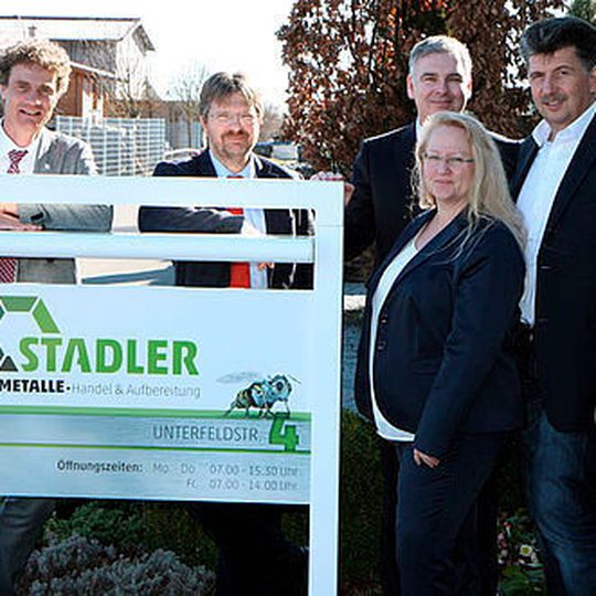 From left to right: Ceratizit Board Members Thierry Wolter, Andreas Lackner and Andreas Schwenninger with Stadler owner and Managing Director Gabriele Stadler and Operations Manager Hubert Stadler after signing the contract. From left to right: Ceratizit Board Members Thierry Wolter, Andreas Lackner and Andreas Schwenninger with Stadler owner and Managing Director Gabriele Stadler and Operations Manager Hubert Stadler after signing the contract.