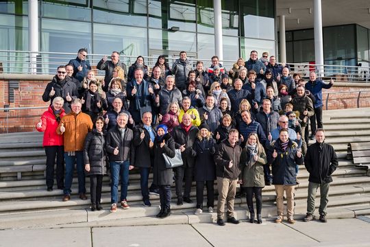 Die derzeit besten 30 Mitsubishi-Partner feierten mit dem Importeur in Hamburg.