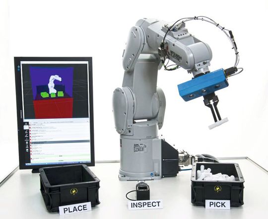 Mit Mikado ARC lassen sich Teilehandling-Abläufe komplett virtuell erstellen. Mit Mikado ARC lassen sich Teilehandling-Abläufe komplett virtuell erstellen.
