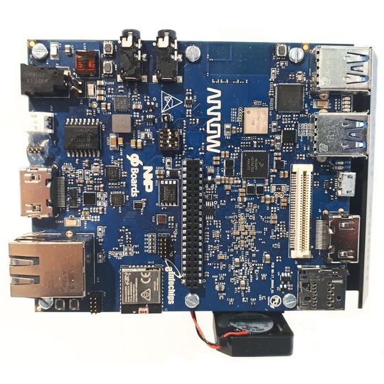 Thor96-Board: Herzstück ist der i.MX 8M Quad mit vier ARM-Cortex-A53-Kernen und Cortex-M4F. Thor96-Board: Herzstück ist der i.MX 8M Quad mit vier ARM-Cortex-A53-Kernen und Cortex-M4F.