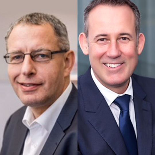 Jens Legenbauer (li.) folgt auf Anthony Bandmann als Sprecher der Geschäftsführung der Volkswagen Leasing GmbH. Jens Legenbauer (li.) folgt auf Anthony Bandmann als Sprecher der Geschäftsführung der Volkswagen Leasing GmbH.