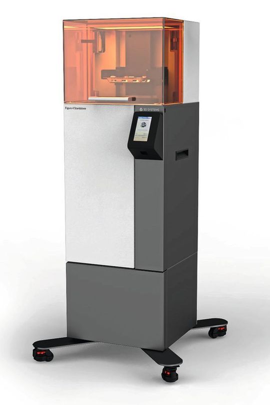 Der Figure 4 Standalone ist eine 3D-Kunststoffdrucker von 3D Systems, der auf Prototyping und Kleinserien spezialisiert ist. Der Figure 4 Standalone ist eine 3D-Kunststoffdrucker von 3D Systems, der auf Prototyping und Kleinserien spezialisiert ist.