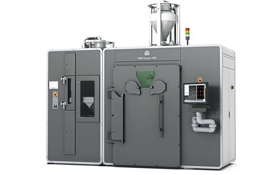 Beim Metalldrucker DMP Factory 350 bietet der US-amerikanische Hersteller 3D Systems ein integriertes Pulvermanagement mit an. Beim Metalldrucker DMP Factory 350 bietet der US-amerikanische Hersteller 3D Systems ein integriertes Pulvermanagement mit an.
