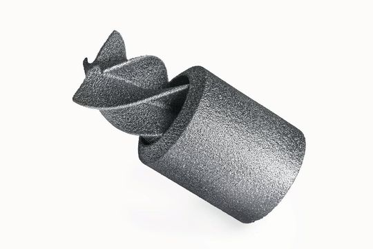 3D gedruckter statischer Mischer aus Kohlenstoff für korrosive Medien 3D gedruckter statischer Mischer aus Kohlenstoff für korrosive Medien