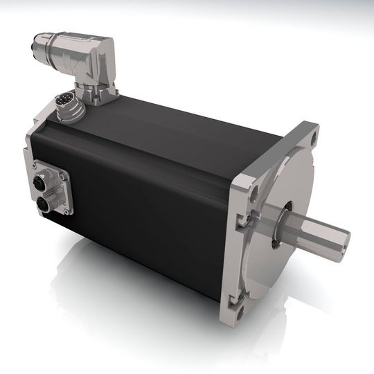 Der Motor bietet auf kleinstem Raum CANopen- und Industrial Ethernet-Kommunikationsschnittstellen. Der Motor bietet auf kleinstem Raum CANopen- und Industrial Ethernet-Kommunikationsschnittstellen.