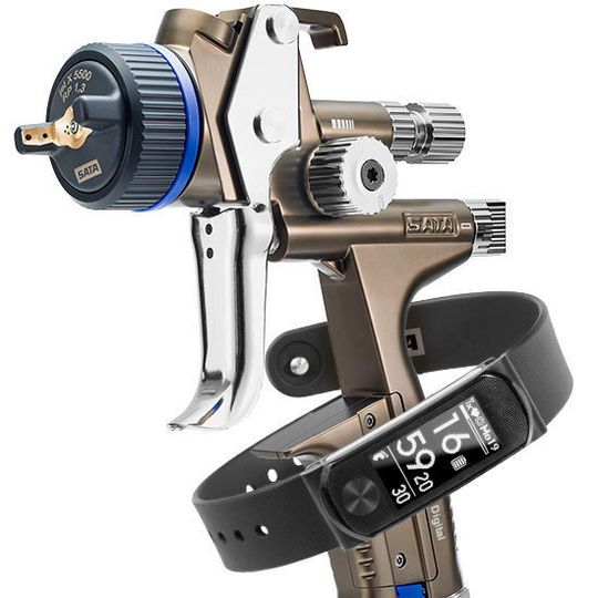 Frühjahrsaktion 2019, SATAjet X 5500 + SATA Fitness Tracker Frühjahrsaktion 2019, SATAjet X 5500 + SATA Fitness Tracker