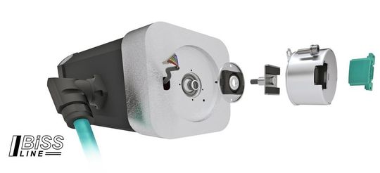 Die magnetischen Kit-Encoder von Posital sind mit Biss Line-Interface verfügbar. Diese ‚Open Source’-Schnittstelle soll den Weg ebnen für die Umsetzung der Einkabeltechnik. Die magnetischen Kit-Encoder von Posital sind mit Biss Line-Interface verfügbar. Diese ‚Open Source’-Schnittstelle soll den Weg ebnen für die Umsetzung der Einkabeltechnik.