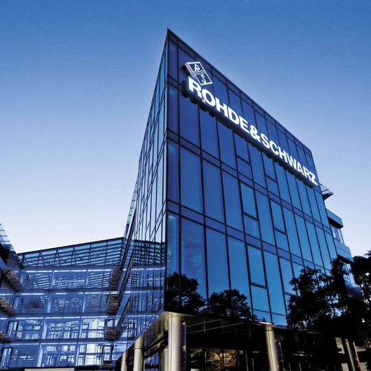 Konzernzentrale von Rohde & Schwarz in München. Konzernzentrale von Rohde & Schwarz in München.