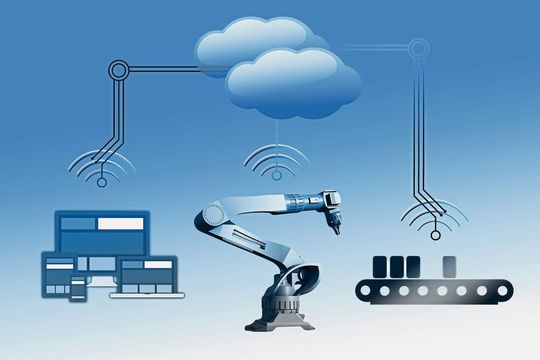 Sicherer Datenaustausch: Die Sensor-Daten aus einem industriellen Prozess lassen sich außerhalb eines Unternehmens mit Blockchain-Techniken austauschen. Sicherer Datenaustausch: Die Sensor-Daten aus einem industriellen Prozess lassen sich außerhalb eines Unternehmens mit Blockchain-Techniken austauschen.