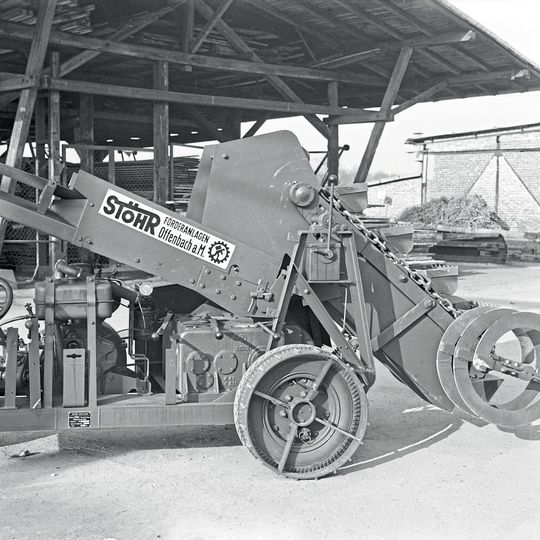 Stöhr-Schüttgutförderer aus dem Jahr 1900. Stöhr-Schüttgutförderer aus dem Jahr 1900.