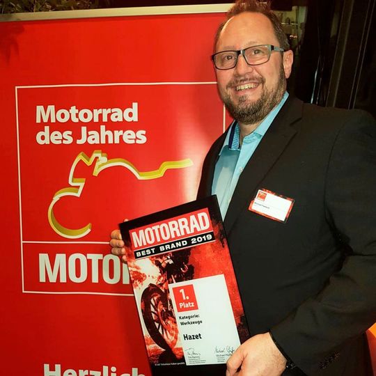 Michael Paetsch freut sich über die erneute Auszeichnung. Michael Paetsch freut sich über die erneute Auszeichnung.