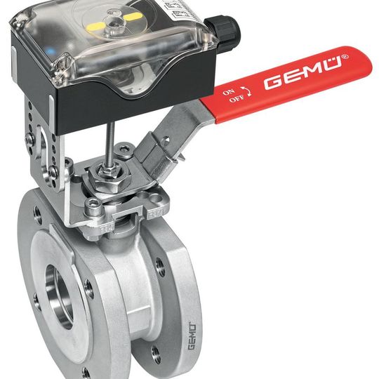 Der Gemü 762 ist ein kompakter-Flanschkugelhahn mit integrierter Endschalterbox LSC. Der Gemü 762 ist ein kompakter-Flanschkugelhahn mit integrierter Endschalterbox LSC.