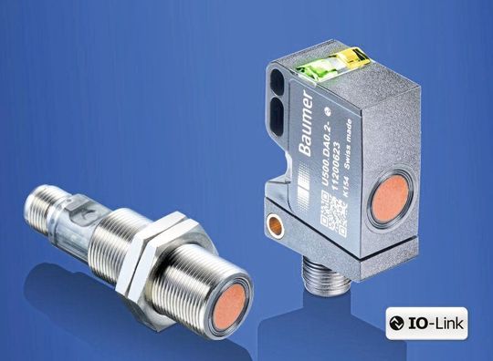 Mit den Produktfamilien U500 und UR18 stellt Baumer robuste Ultraschallsensoren für jede Lebenslage vor, die mit IO-Link eine flexible Parametrierung bieten. Mit den Produktfamilien U500 und UR18 stellt Baumer robuste Ultraschallsensoren für jede Lebenslage vor, die mit IO-Link eine flexible Parametrierung bieten.