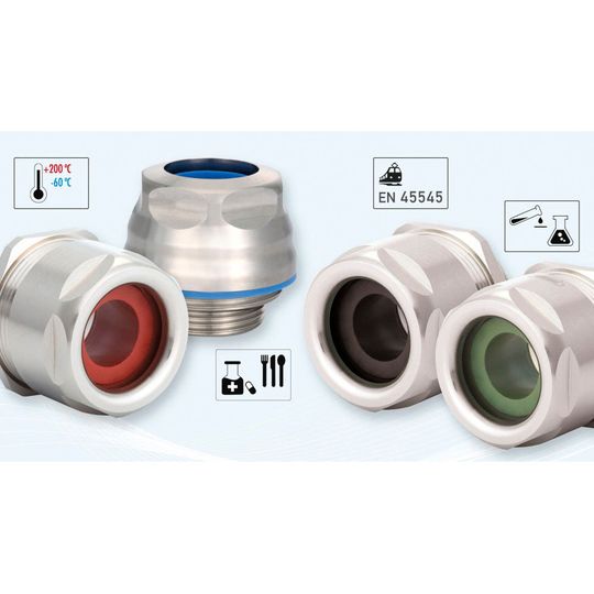 Von den Kabelverschraubungen der Serie Varia Pro bietet die Hummel AG vier Varianten, die eigens für besondere branchenspezifische Anforderungen konzipiert worden sind.