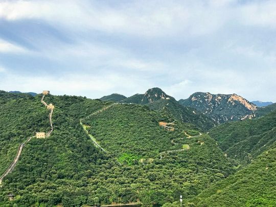 Der Wie-Li überwindet an der Großen Mauer in China einen Höhenunterschied von 113 Metern.