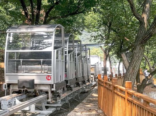 Wiegand setzte für die Konstruktion der Transport- und Erlebnisbahn Wie-Li auf die Komponenten von item.