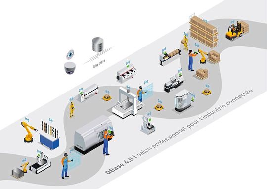 QBase 4.0, le salon professionnel pour l'industrie connectée ajuste le contenu en fonction des besoins des visiteurs QBase 4.0, le salon professionnel pour l'industrie connectée ajuste le contenu en fonction des besoins des visiteurs