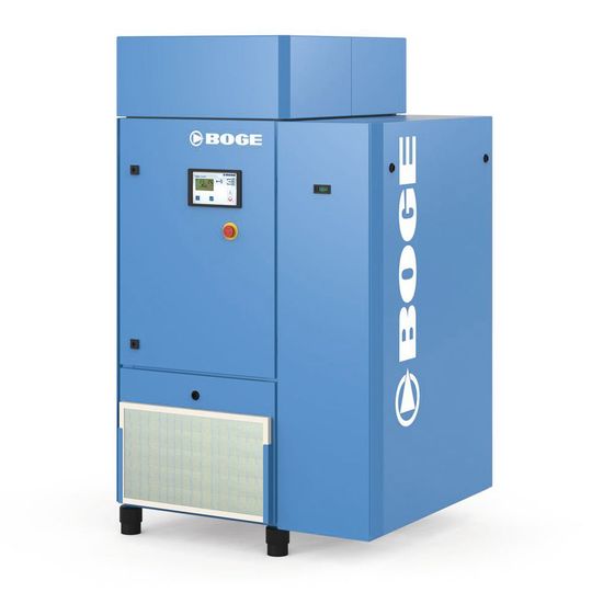 Bei Rinnen sind öleinspritzgekühlte Schraubenkompressoren des Typs C 15 D von Boge im Einsatz.