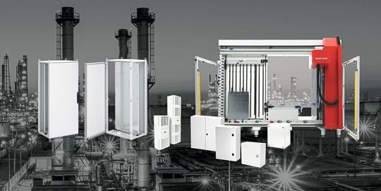 Gehäuse, Schränke und Automatisierungslösungen von N-Vent Hoffman auf der Hannover Messe. Gehäuse, Schränke und Automatisierungslösungen von N-Vent Hoffman auf der Hannover Messe.