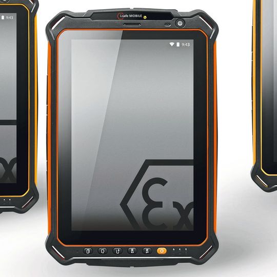 Die I.Safe Mobile, Entwickler von mobilen Kommunikationsgeräten zur sicheren Verwendung in explosionsgefährdeten Bereichen, wurde mit dem Red Dot Award für Product Design 2019 ausgezeichnet. Die I.Safe Mobile, Entwickler von mobilen Kommunikationsgeräten zur sicheren Verwendung in explosionsgefährdeten Bereichen, wurde mit dem Red Dot Award für Product Design 2019 ausgezeichnet.