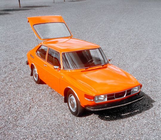 Der Saab 99 von 1975 war eine der ersten Punktschweißanwendungen.
