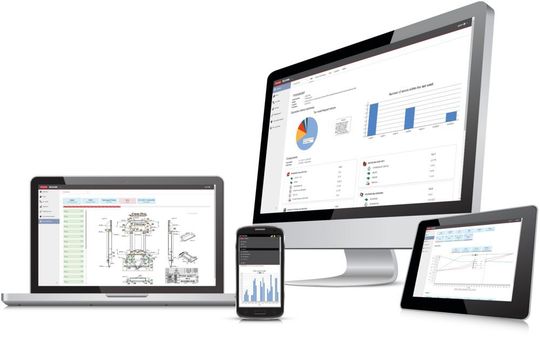 User können auf die browserbasierte WeldCube Software via Computer, Smartphone oder Tablet zugreifen. User können auf die browserbasierte WeldCube Software via Computer, Smartphone oder Tablet zugreifen.