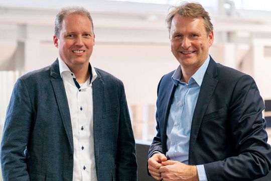 Die neue Führungsspitze der Porsche Digital GmbH (v.l.): Stefan Zerweck und Mattias Ulbrich.