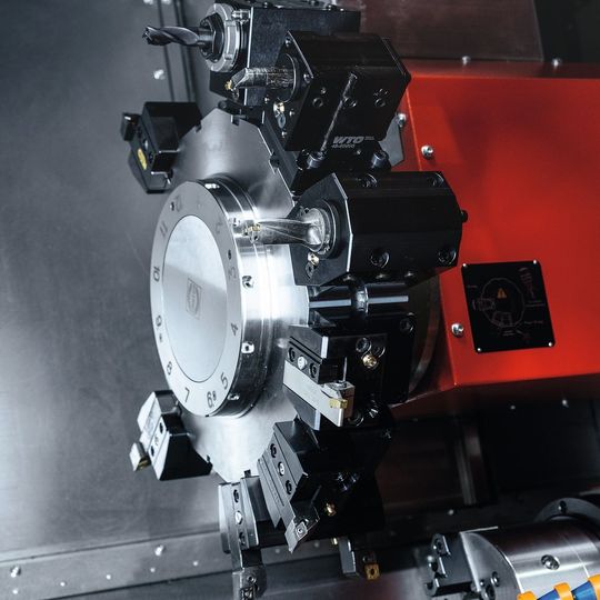 Der BMT-Revolver für die Hyperturn 45-G3 von Emco.