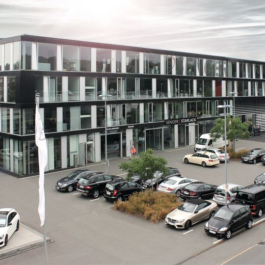 Die Unternehmenszentrale der Senger-Gruppe in Rheine. Die Unternehmenszentrale der Senger-Gruppe in Rheine.