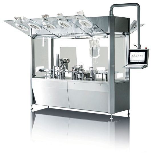 Die Flexicon FPC60 verfügt über eine breite Palette an optionalen Modulen für Vial-Zuführung, Befüllen, Verschließen, Verbördeln, automatische Ausbringung von Ausschuss, Innertgasfüllung und Produktausgabe. So können Anwender ihre individuelle, maßgeschneiderte Abfülllösung für kleine Chargen auslegen. Die Flexicon FPC60 verfügt über eine breite Palette an optionalen Modulen für Vial-Zuführung, Befüllen, Verschließen, Verbördeln, automatische Ausbringung von Ausschuss, Innertgasfüllung und Produktausgabe. So können Anwender ihre individuelle, maßgeschneiderte Abfülllösung für kleine Chargen auslegen.