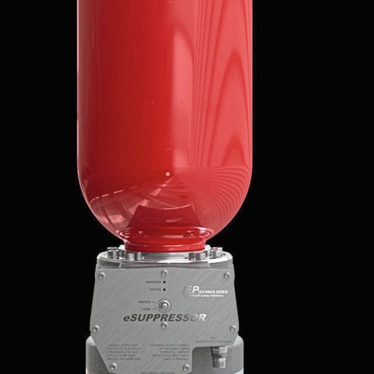 Der „eSuppressor“ gestattet es, die Funktionalität des Auslösemechanismus permanent zu überwachen. Der „eSuppressor“ gestattet es, die Funktionalität des Auslösemechanismus permanent zu überwachen.