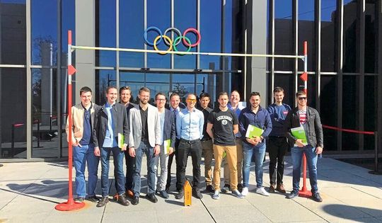 Les heureux lauréats de la volée 2019 d’Experts en Production. Les heureux lauréats de la volée 2019 d’Experts en Production.