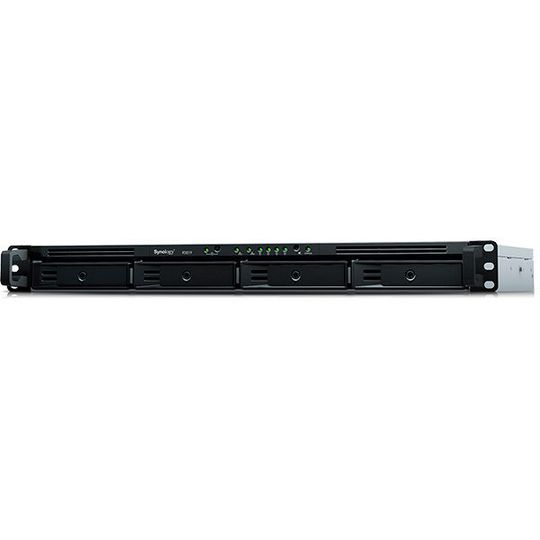 Die Synology Rackstation RS819 benötigt nur wenig Platz im Rack. Die Synology Rackstation RS819 benötigt nur wenig Platz im Rack.