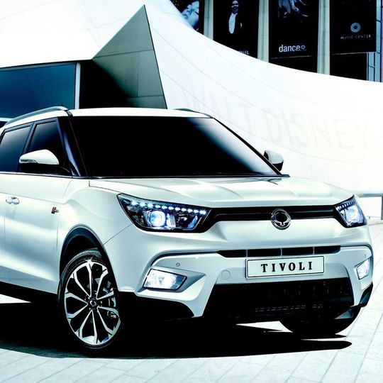 Ssangyong präsentiert den Tivoli in Real-Märkten. Ssangyong präsentiert den Tivoli in Real-Märkten.