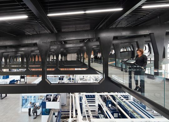 In seiner Smart Factory zeigt Trumpf die Fertigung der Zukunft.