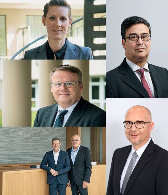 Die neuen Köpfe in der Medizintechnik-Branche. Die neuen Köpfe in der Medizintechnik-Branche.
