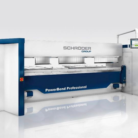 Schröder zeigt auf der Lamiera die Schwenkbiegemaschine Power Bend Professional. Schröder zeigt auf der Lamiera die Schwenkbiegemaschine Power Bend Professional.