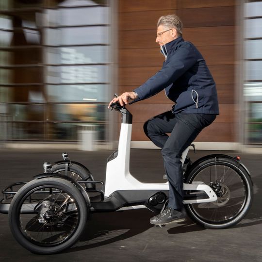Das Lastenrad von Volkswagen Nutzfahrzeuge, der elektrische „Last-Mile-Server“, wird in Hannover produziert und 2019 auf den Markt kommen. Das Lastenrad von Volkswagen Nutzfahrzeuge, der elektrische „Last-Mile-Server“, wird in Hannover produziert und 2019 auf den Markt kommen.