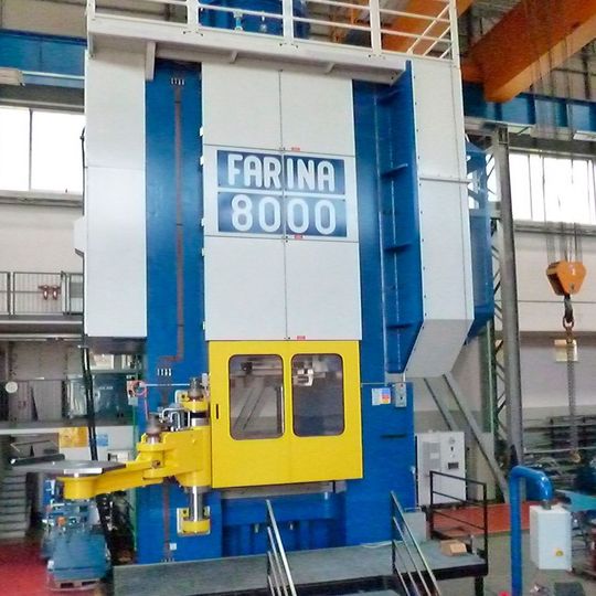 Schuler’s newly acquired Italian forging specialist Farina offers production lines with press forces between 750 and 8,000 metric tonnes. Schuler’s newly acquired Italian forging specialist Farina offers production lines with press forces between 750 and 8,000 metric tonnes.