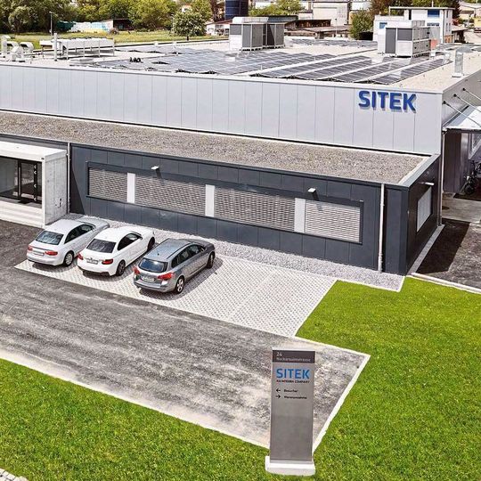 Der Sitek SItz in Grenchen. Der Sitek SItz in Grenchen.