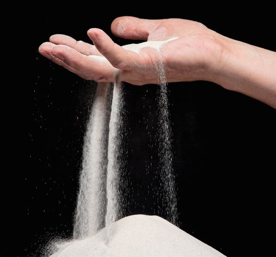 What happens when granular substances behave like liquids? What happens when granular substances behave like liquids?